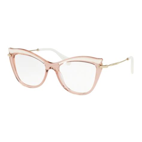 miu miu mu 06pv vh01o1|Miu Miu MU 06PV Optical Frame VH01O1 Pink .